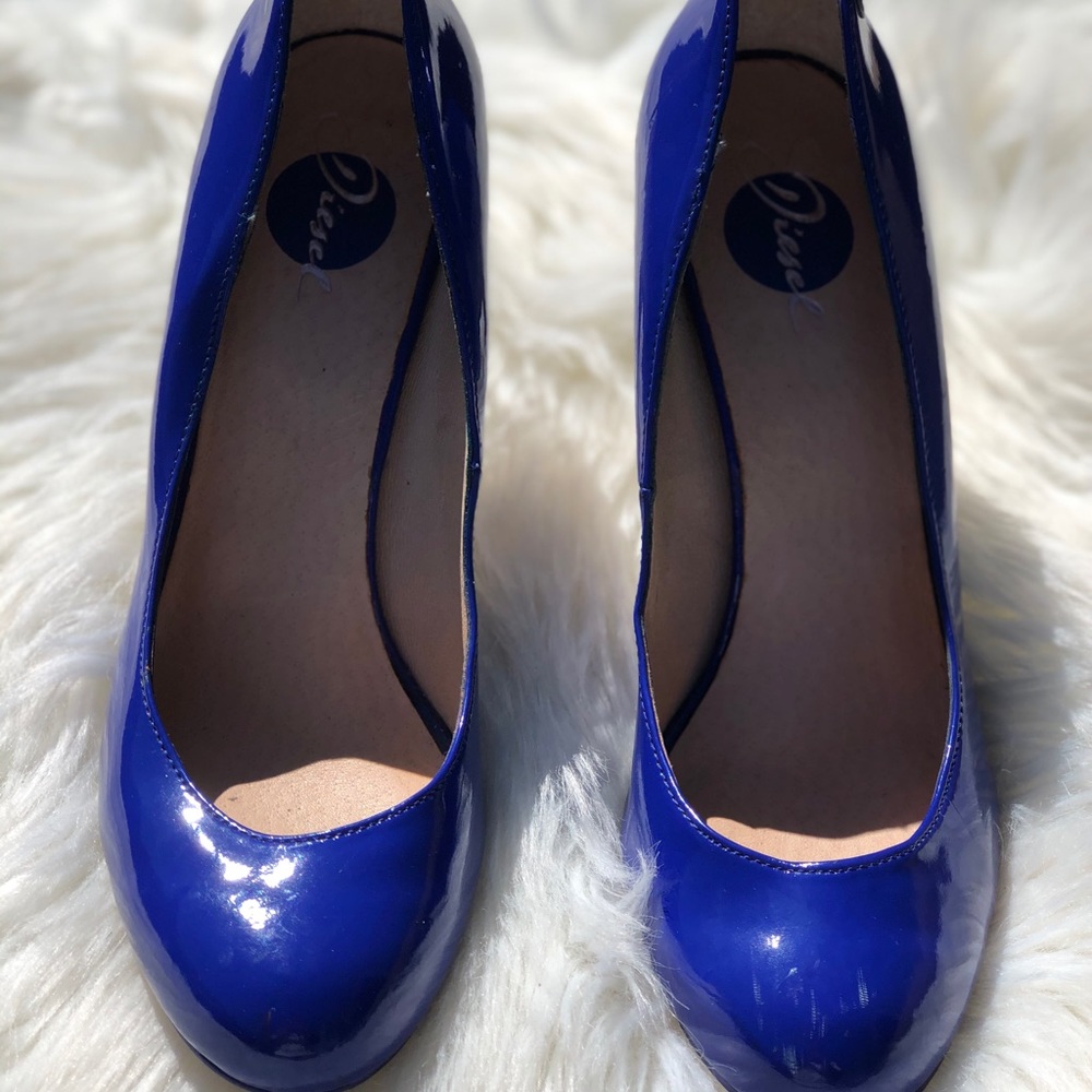 Diesel Blue Pumps
